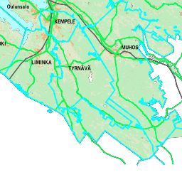 etäisyys kartta Oulun karttapalvelu